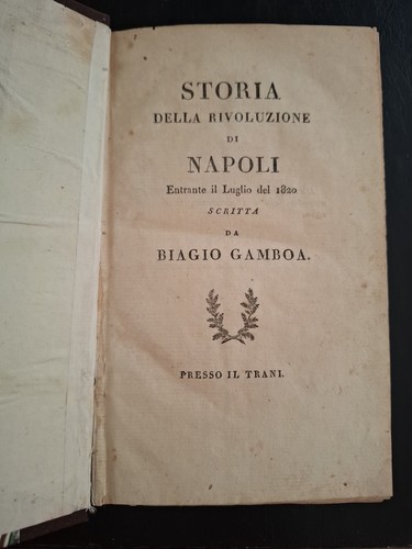 Gamboa storia - gamboa, (1821)
